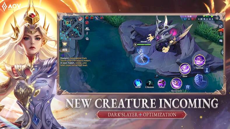 Скачать взломанную Garena AOV: Action MOBA [Мод меню] MOD apk на Андроид