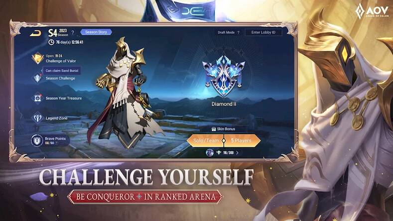 Скачать взломанную Garena AOV: Action MOBA [Мод меню] MOD apk на Андроид