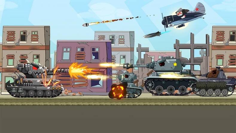 Скачать взломанную Tank Arena Steel Battle [Много денег] MOD apk на Андроид