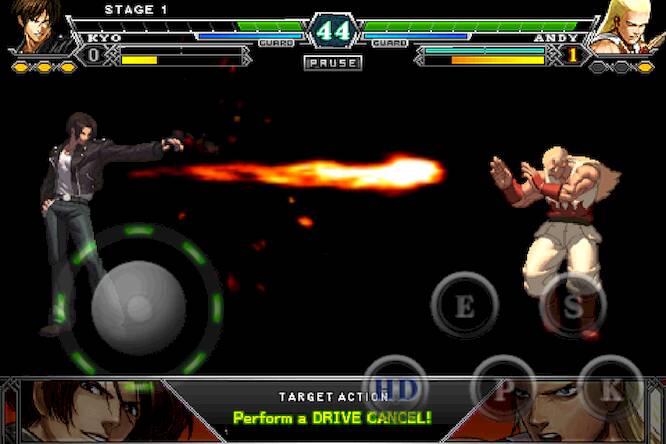 Скачать взломанную THE KING OF FIGHTERS-A 2012(F) [Много денег] MOD apk на Андроид