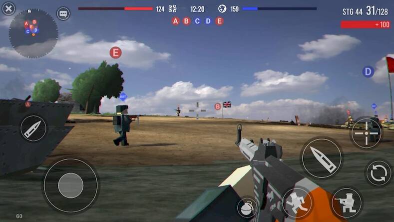 Скачать взломанную Polyfield [Бесплатные покупки] MOD apk на Андроид