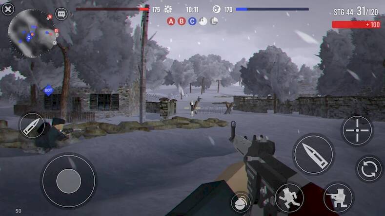 Скачать взломанную Polyfield [Бесплатные покупки] MOD apk на Андроид