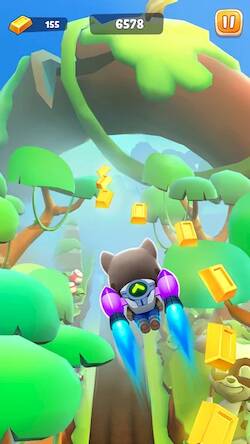 Скачать взломанную Говорящий Том: гонка на время [Много монет] MOD apk на Андроид