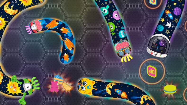 Скачать взломанную wormate.io [Много монет] MOD apk на Андроид
