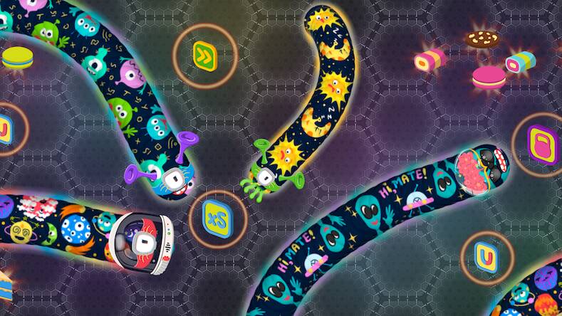 Скачать взломанную wormate.io [Много монет] MOD apk на Андроид