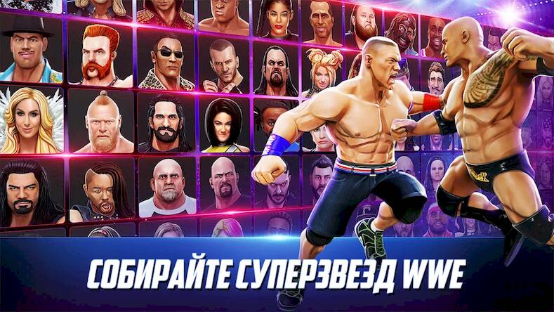 Скачать взломанную WWE Mayhem [Много денег] MOD apk на Андроид