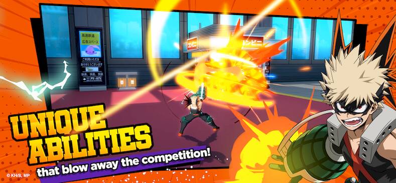 Скачать взломанную MHA: The Strongest Hero [Бесплатные покупки] MOD apk на Андроид