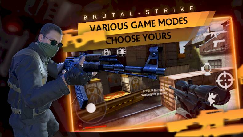 Скачать взломанную Brutal Strike [Мод меню] MOD apk на Андроид