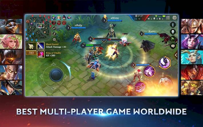 Скачать взломанную Arena of Valor: 5v5 Battle [Много денег] MOD apk на Андроид