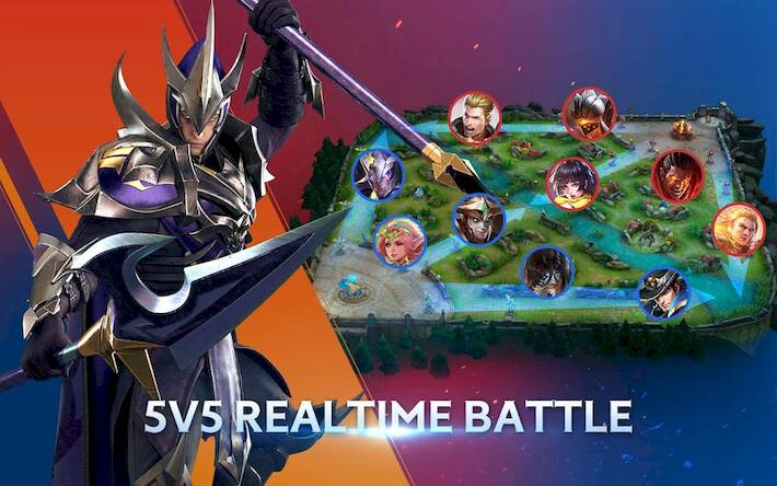 Скачать взломанную Arena of Valor: 5v5 Battle [Много денег] MOD apk на Андроид