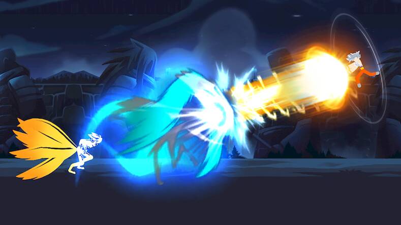 Скачать взломанную Stick Fight-Battle Of Warriors [Много монет] MOD apk на Андроид