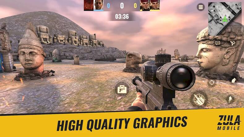 Скачать взломанную Zula Mobile: 3D Online FPS [Много денег] MOD apk на Андроид