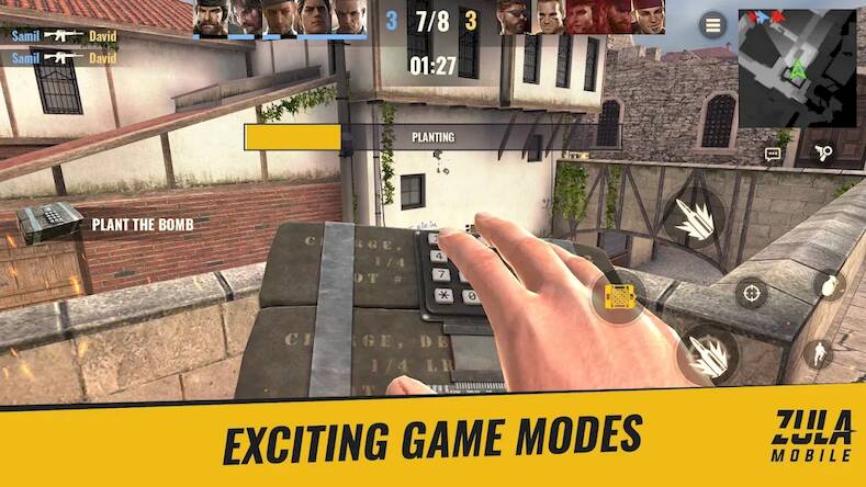 Скачать взломанную Zula Mobile: 3D Online FPS [Много денег] MOD apk на Андроид