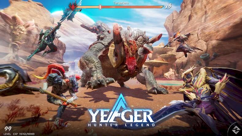 Скачать взломанную Yeager: Hunter Legend [Бесплатные покупки] MOD apk на Андроид