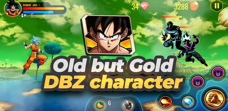 Скачать взломанную Dragon Ball Z: Saiyan Battle [Мод меню] MOD apk на Андроид