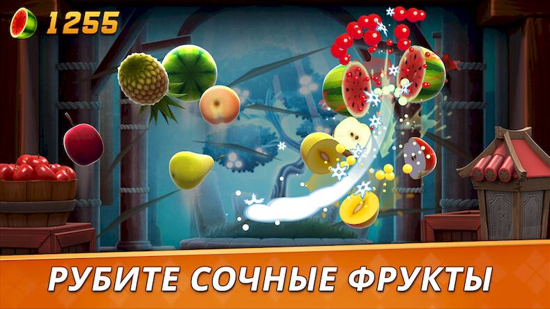 Скачать взломанную Fruit Ninja 2  [Много монет] MOD apk на Андроид