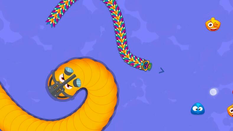 Скачать взломанную Червяки на охоте - змейка .iO [Много денег] MOD apk на Андроид