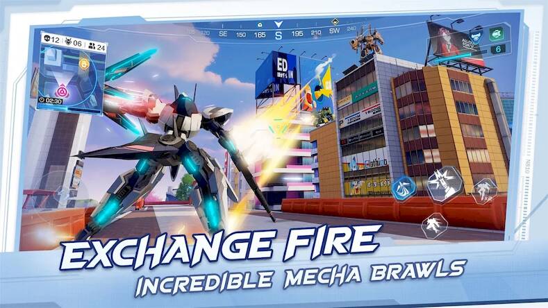 Скачать взломанную Super Mecha Champions [Много монет] MOD apk на Андроид