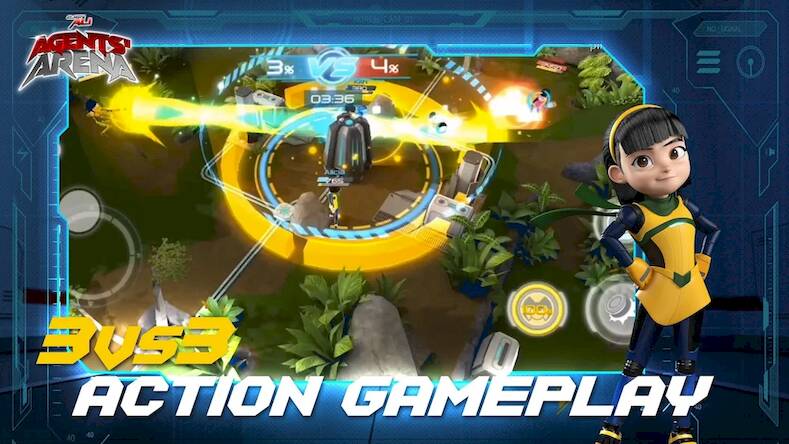 Скачать взломанную Ejen Ali: Agents' Arena [Много денег] MOD apk на Андроид