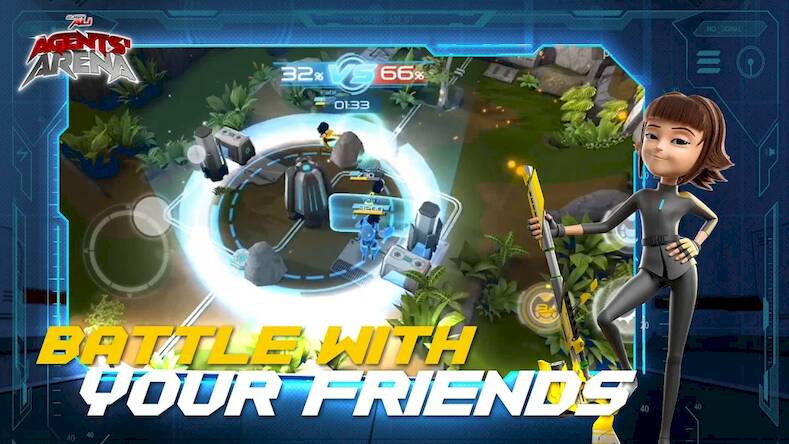 Скачать взломанную Ejen Ali: Agents' Arena [Много денег] MOD apk на Андроид