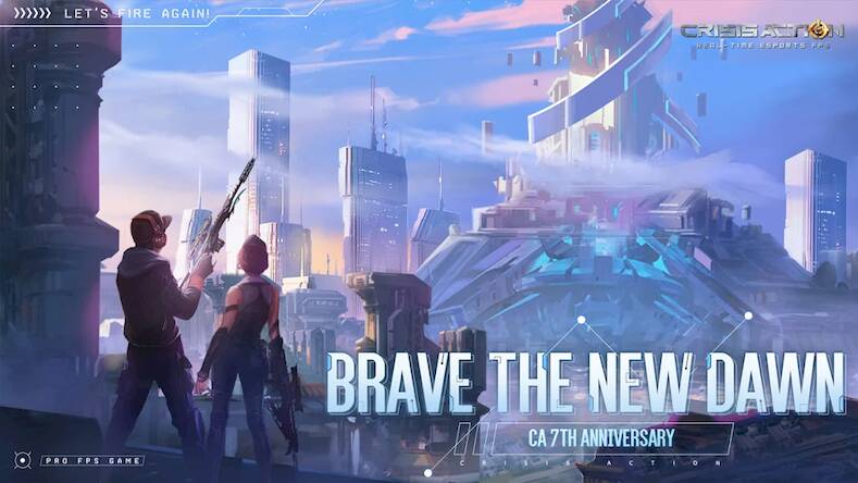 Скачать взломанную Crisis Action: 7th Anniversary [Бесплатные покупки] MOD apk на Андроид