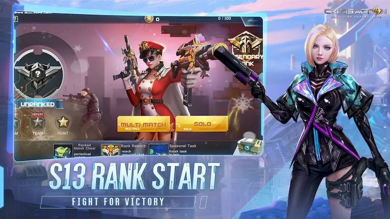 Скачать взломанную Crisis Action: 7th Anniversary [Бесплатные покупки] MOD apk на Андроид