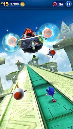 Скачать взломанную Sonic Prime Dash [Бесплатные покупки] MOD apk на Андроид