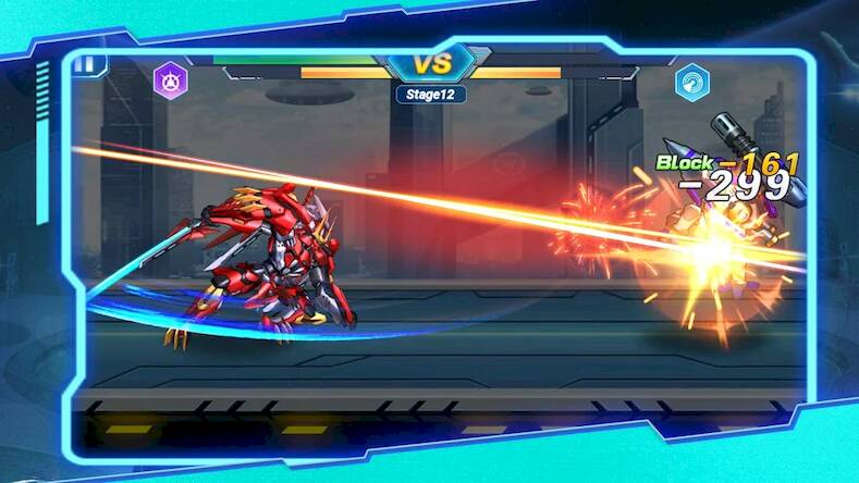 Скачать взломанную Mecha Storm: Robot Battle Game [Много монет] MOD apk на Андроид