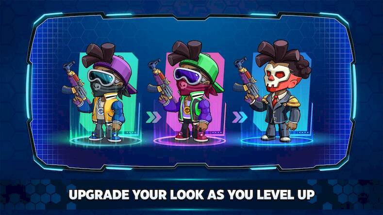 Скачать взломанную Battle Stars: 4v4 TDM & BR [Много монет] MOD apk на Андроид