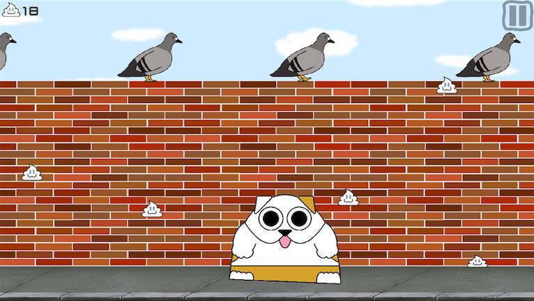 Скачать взломанную Dodging Pigeon [Много монет] MOD apk на Андроид