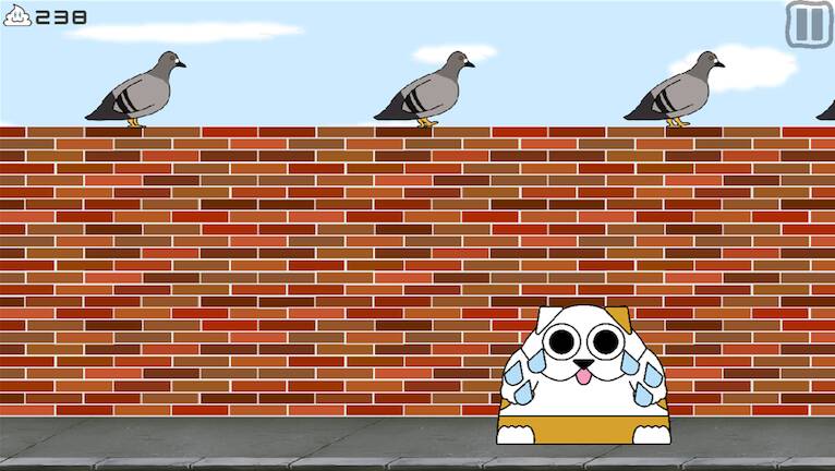 Скачать взломанную Dodging Pigeon [Много монет] MOD apk на Андроид