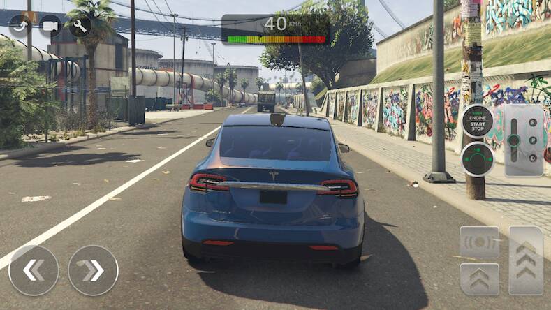 Скачать взломанную Tesla Model X Master Driver [Много денег] MOD apk на Андроид