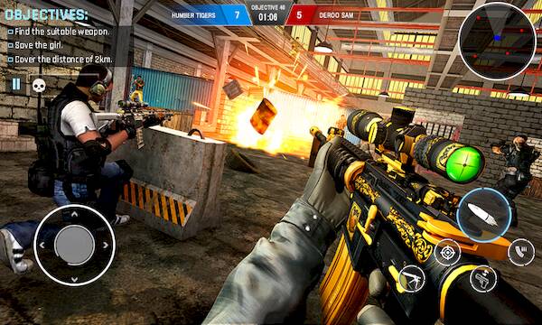 Скачать взломанную FPS battleground attack games [Много монет] MOD apk на Андроид