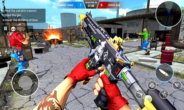 Скачать взломанную FPS battleground attack games [Много монет] MOD apk на Андроид