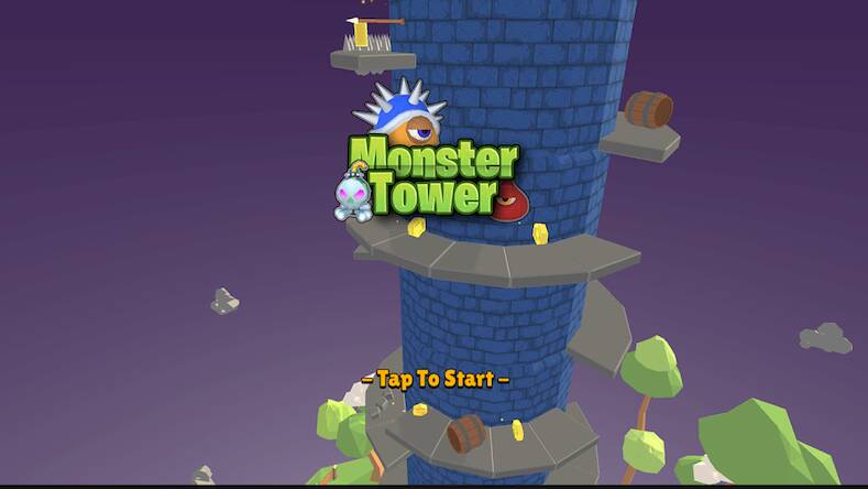 Скачать взломанную Monster Tower Runner [Много денег] MOD apk на Андроид