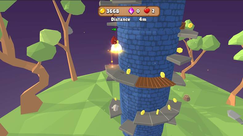 Скачать взломанную Monster Tower Runner [Много денег] MOD apk на Андроид