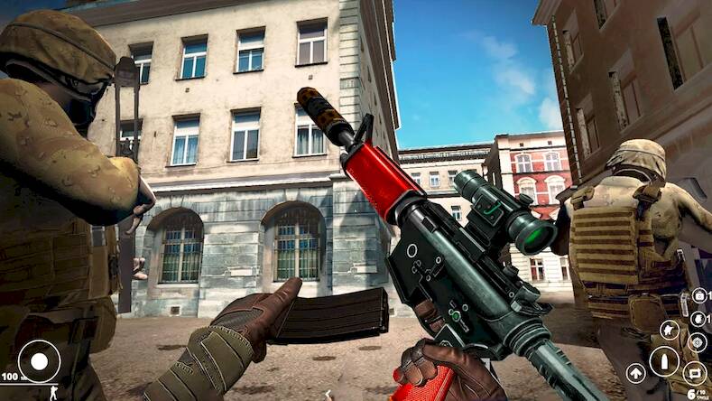 Скачать взломанную Command Strike FPS оффлайн [Мод меню] MOD apk на Андроид