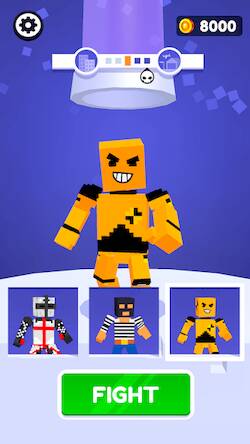 Скачать взломанную Block Ragdoll Fight [Бесплатные покупки] MOD apk на Андроид