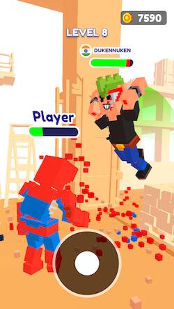 Скачать взломанную Block Ragdoll Fight [Бесплатные покупки] MOD apk на Андроид