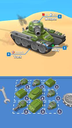 Скачать взломанную Tank Merger [Мод меню] MOD apk на Андроид