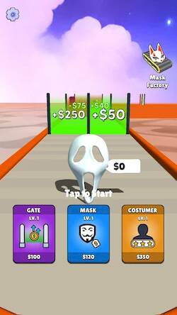 Скачать взломанную Mask Evolution 3D [Много монет] MOD apk на Андроид