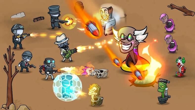 Скачать взломанную Scary Monster Survival Battle [Бесплатные покупки] MOD apk на Андроид