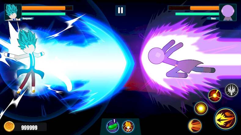 Скачать взломанную Stick Dragon Fight Warrios [Много денег] MOD apk на Андроид