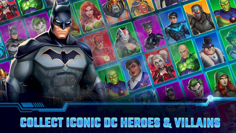 Скачать взломанную DC Heroes & Villains: Match 3 [Много монет] MOD apk на Андроид