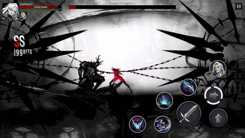 Скачать взломанную Shadow Slayer: Demon Hunter [Много денег] MOD apk на Андроид