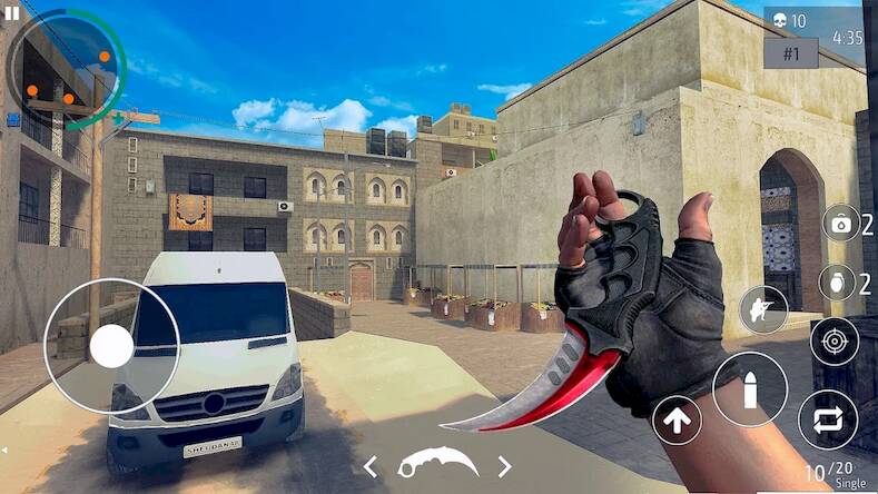 Скачать взломанную Just FPS Shooter оффлайн игра [Много монет] MOD apk на Андроид