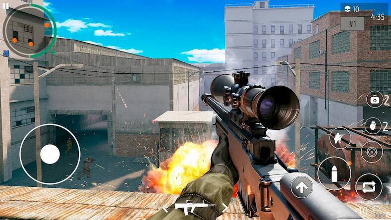 Скачать взломанную Just FPS Shooter оффлайн игра [Много монет] MOD apk на Андроид