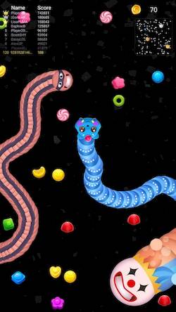 Скачать взломанную Змея.io: змейка игра [Много денег] MOD apk на Андроид