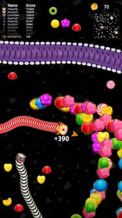 Скачать взломанную Змея.io: змейка игра [Много денег] MOD apk на Андроид