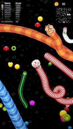 Скачать взломанную Змея.io: змейка игра [Много денег] MOD apk на Андроид
